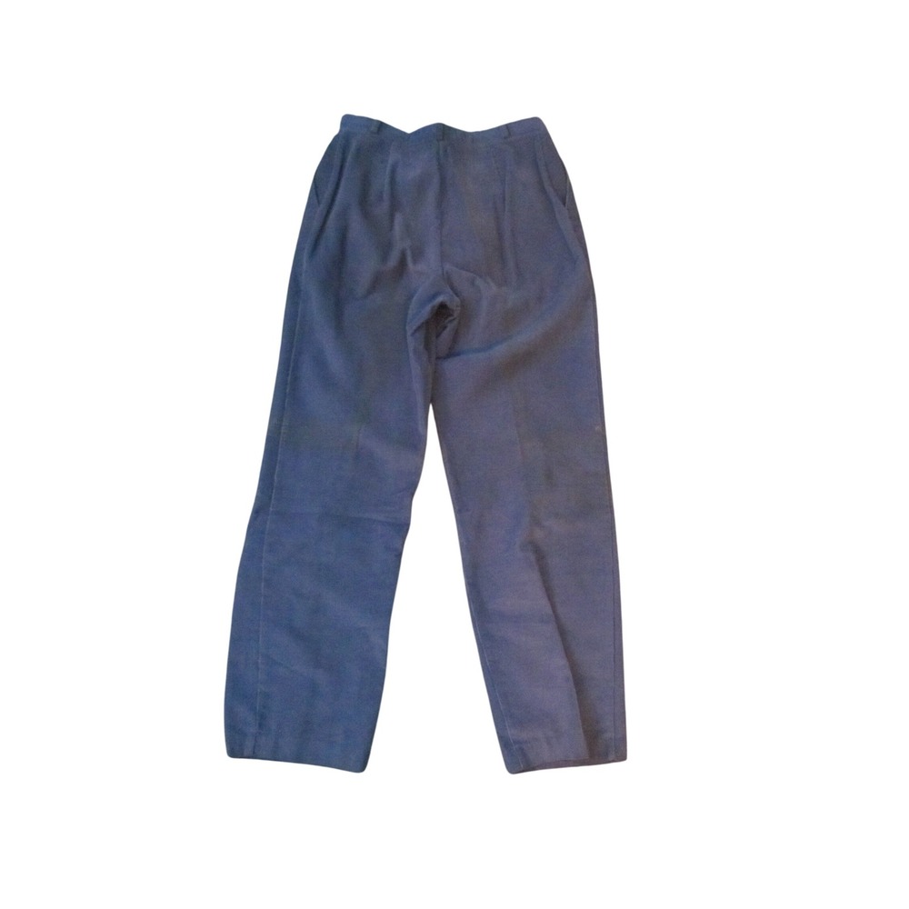 Norton McNaughton Corduroy Trousers 16 Blue Gray Vintage Pleated High Rise